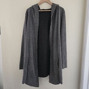 Kayden K open Gray Long Cardigan XL